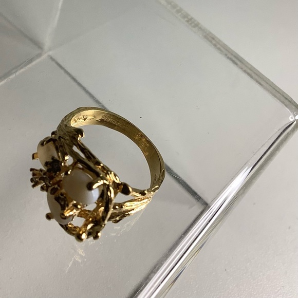 NEW vintage cocktail ring Opal Twig Branch - Picture 12 of 14